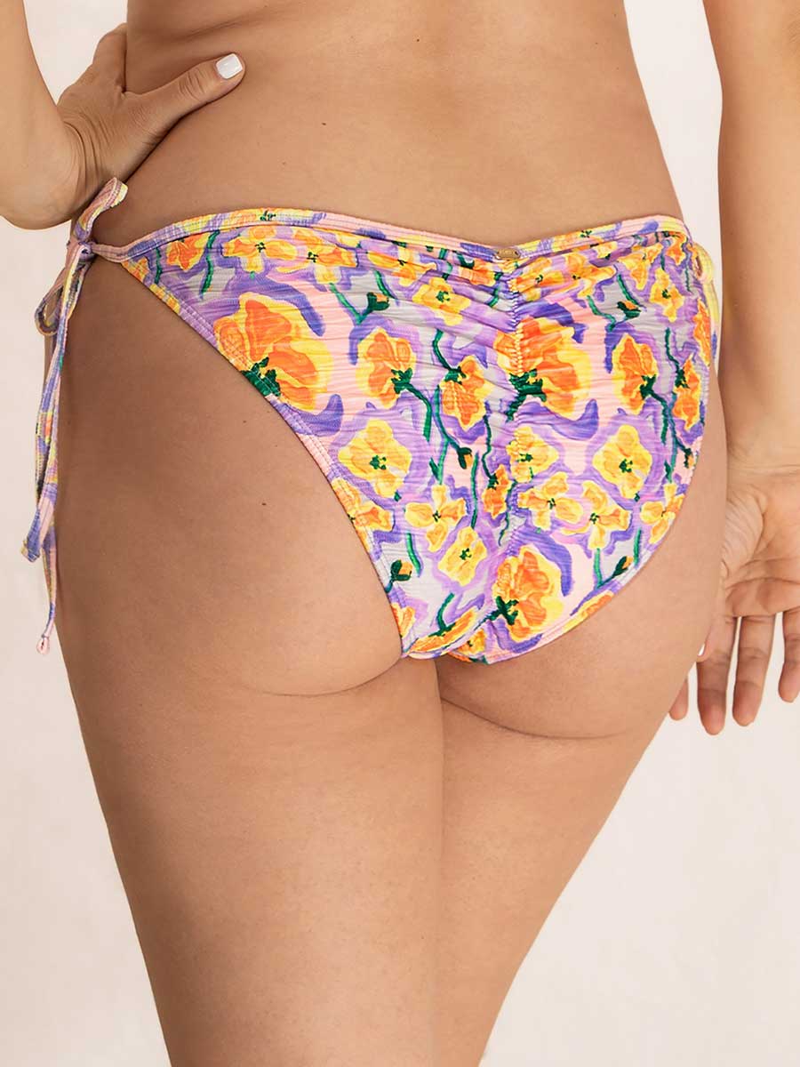 Bikini de Baño Triangular Estampado Color Lila