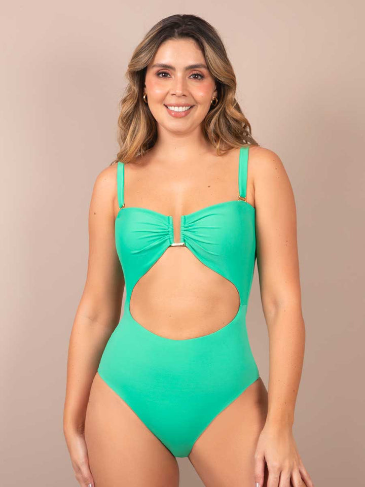 Traje de Baño Entero Verde