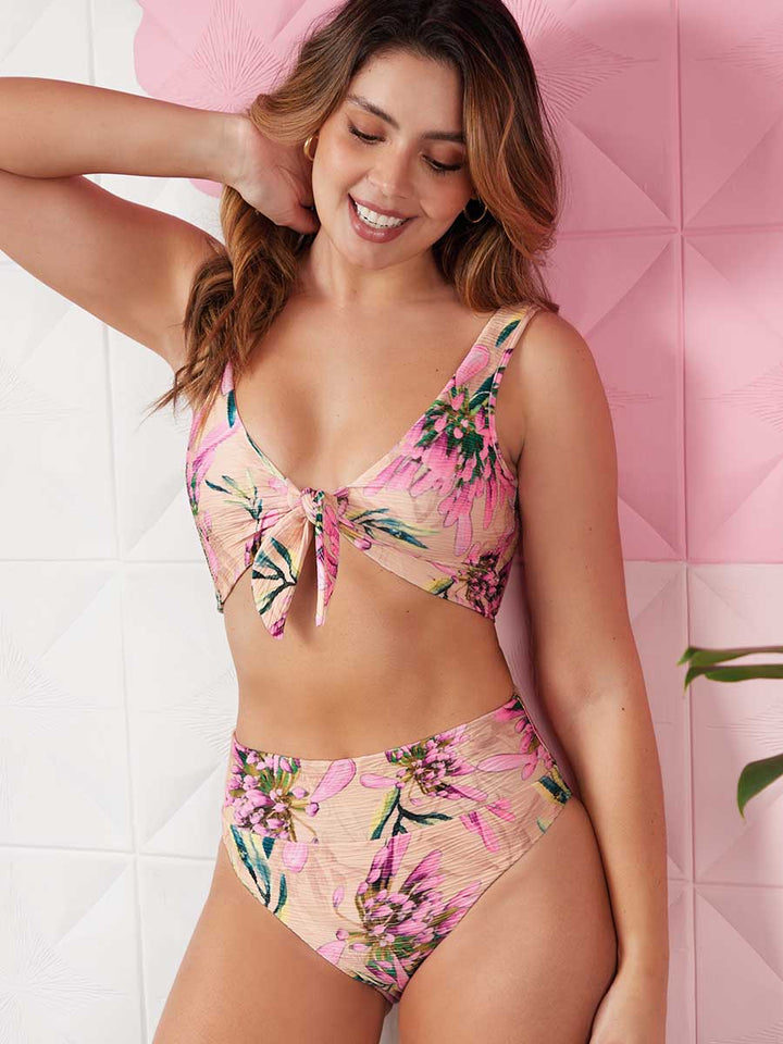 Bikini de Baño Doble Uso Color Rosa