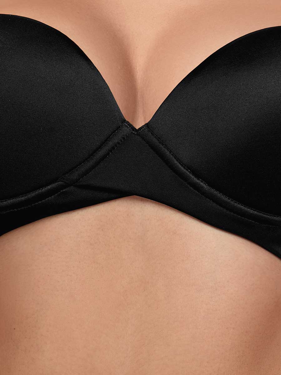 Top de Baño Estructurado Color Negro