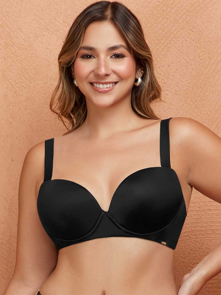 Top de Baño Estructurado Color Negro