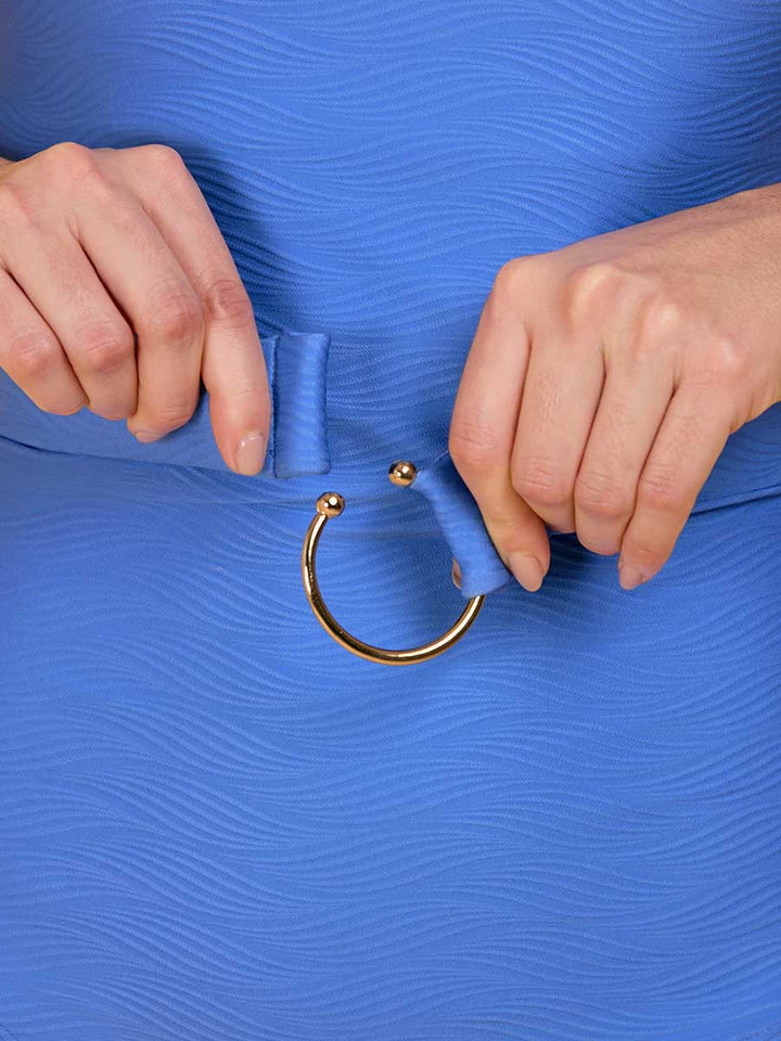 Traje de Baño Entero Para Mujer Color Azul