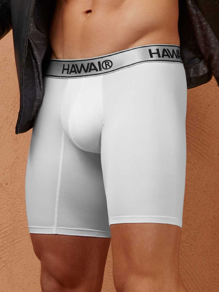 Bóxer Para Hombre Largo Color Blanco