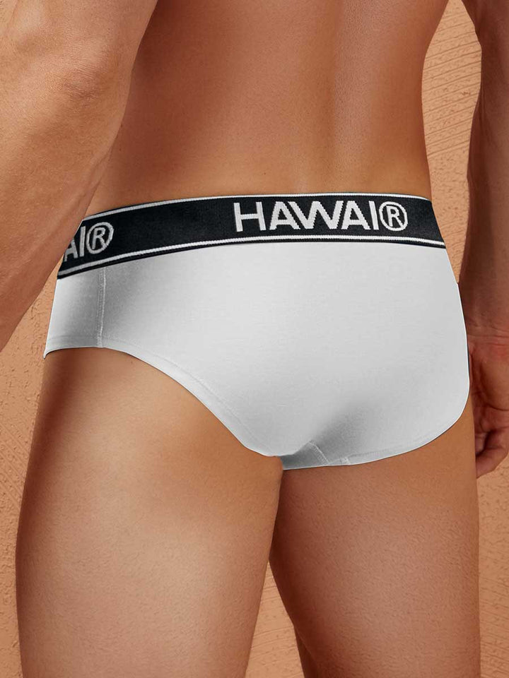 Hip Brief Para Hombre en Algodón Color Blanco