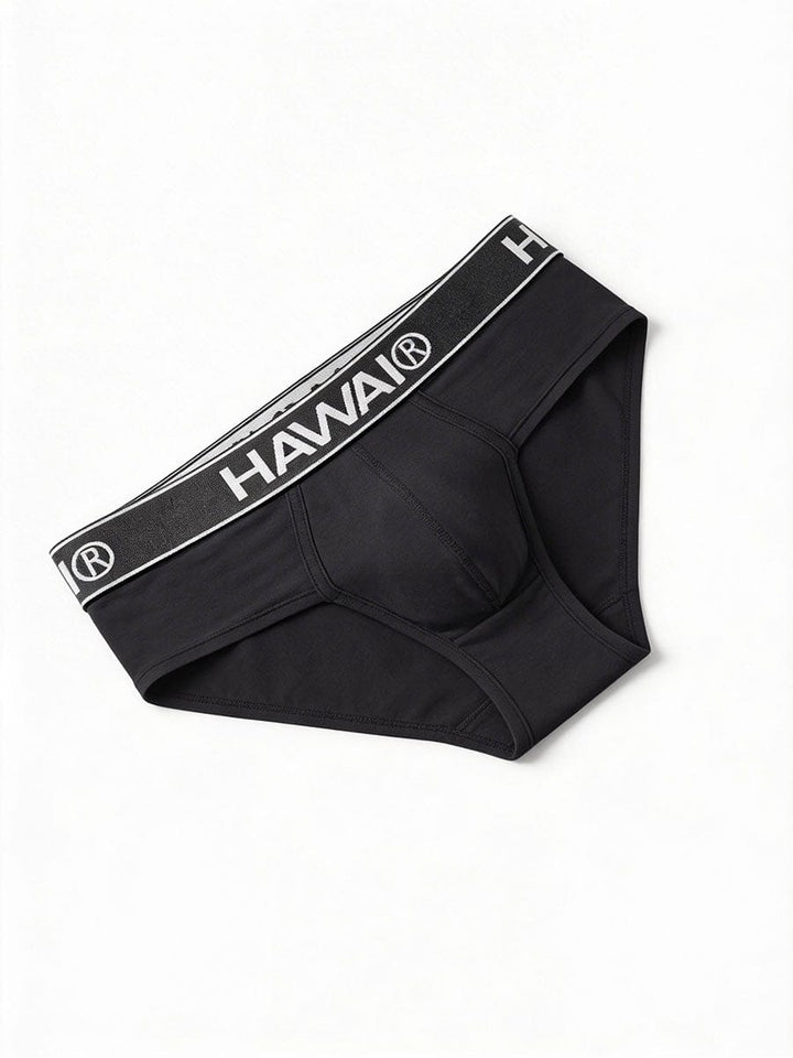 Hip Brief Para Hombre en Algodón Color Negro
