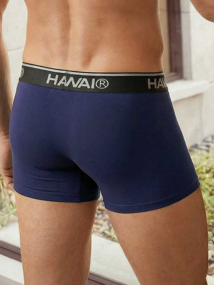 Bóxer Corto Para Hombre Color Azul Oscuro