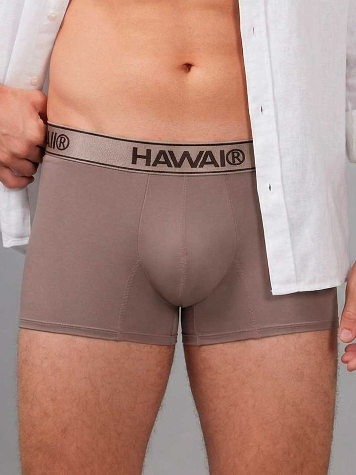 Bóxer Corto Para Hombre Color Marrón Claro