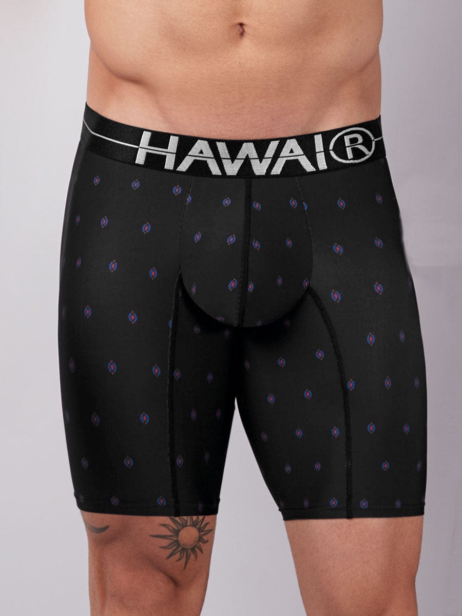 Bóxer Largo Para Hombre Color Negro