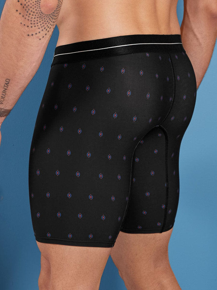 Bóxer Largo Para Hombre Color Negro