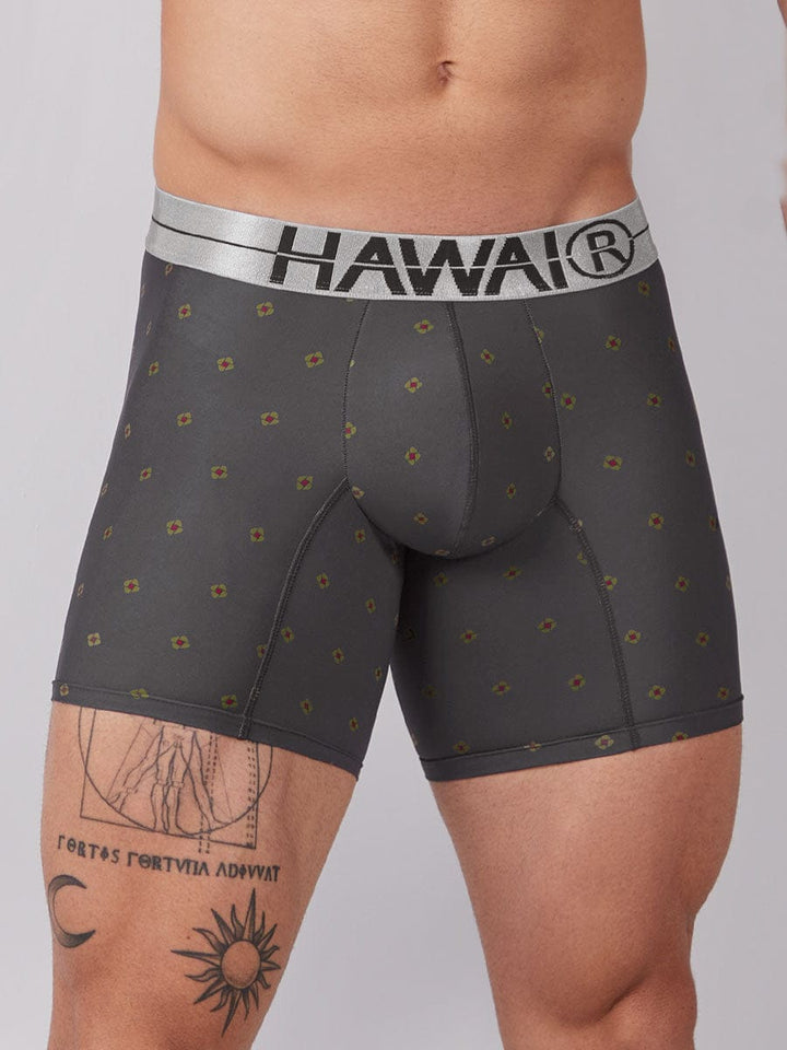 Bóxer Medio en Microfibra Para Hombre Color Gris