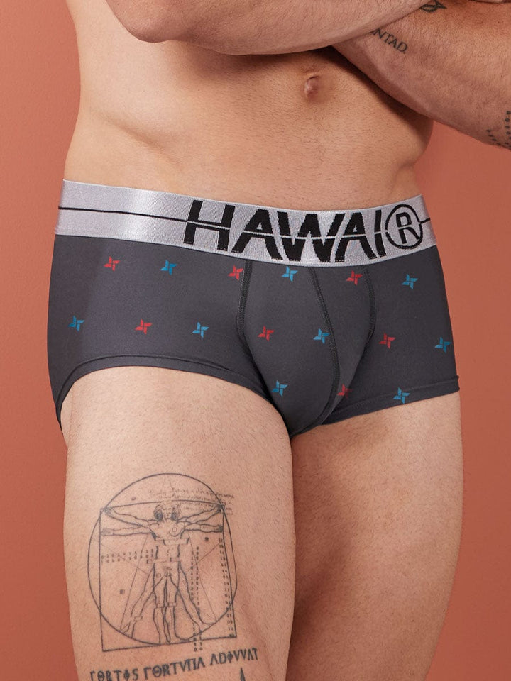 Brief Estampado Para Hombre Color Gris