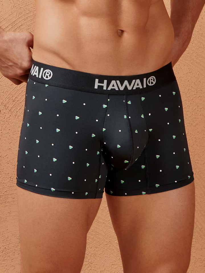 Bóxer Corto Para Hombre en Microfibra Negro