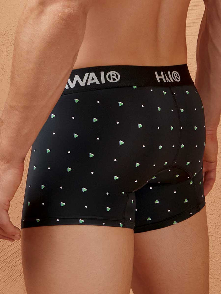 Bóxer Corto Para Hombre en Microfibra Negro