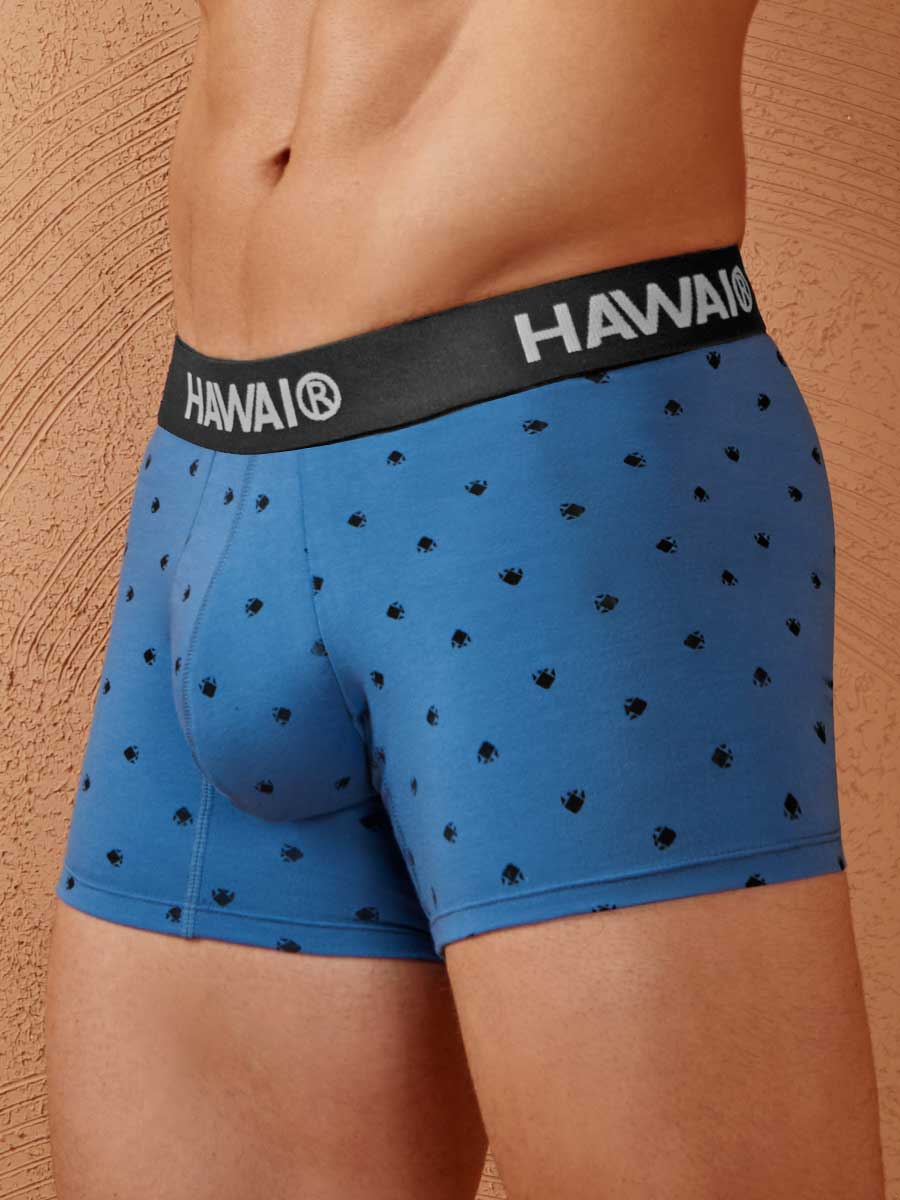 Bóxer Corto en Algodón Para Hombre Cuarzo Azul