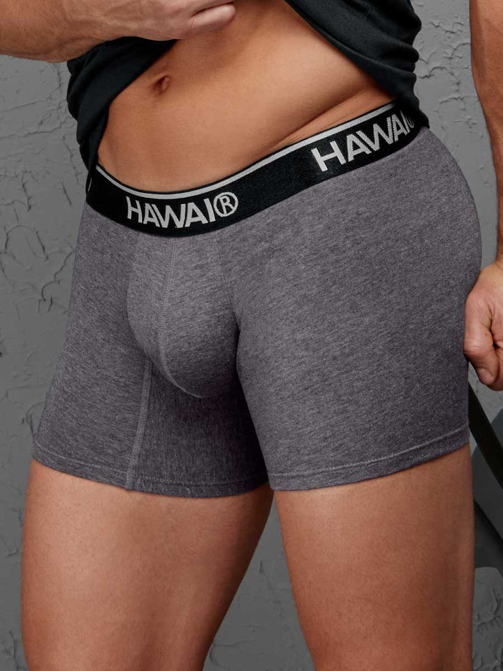 Bóxer Básico en Algodón Para Hombre Color Gris