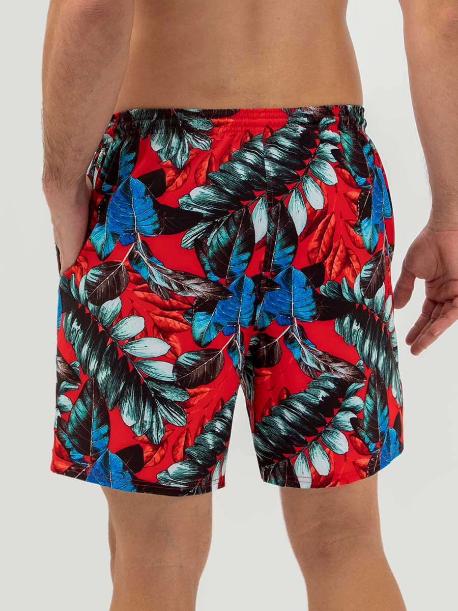 Pantaloneta Corta Rojo