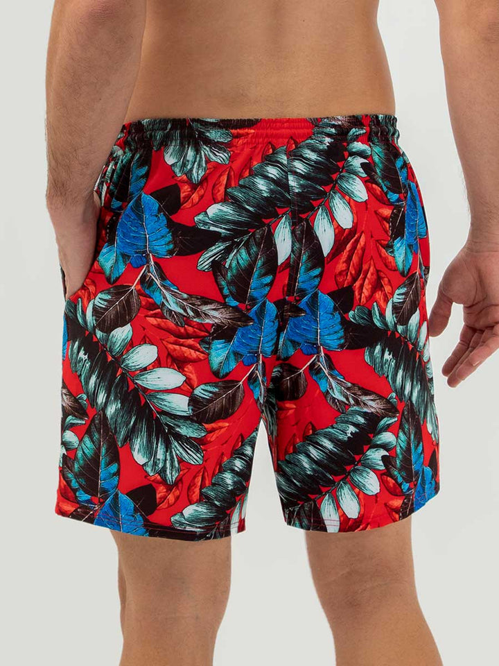 Pantaloneta Corta Rojo