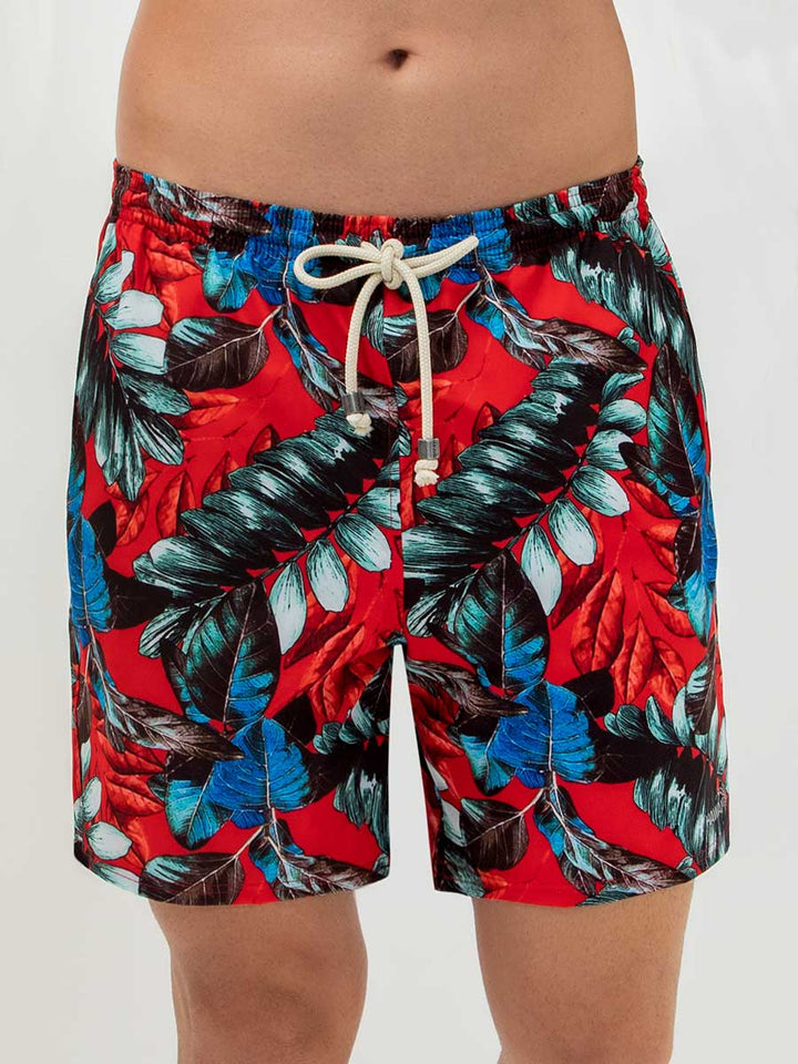 Pantaloneta Corta Rojo
