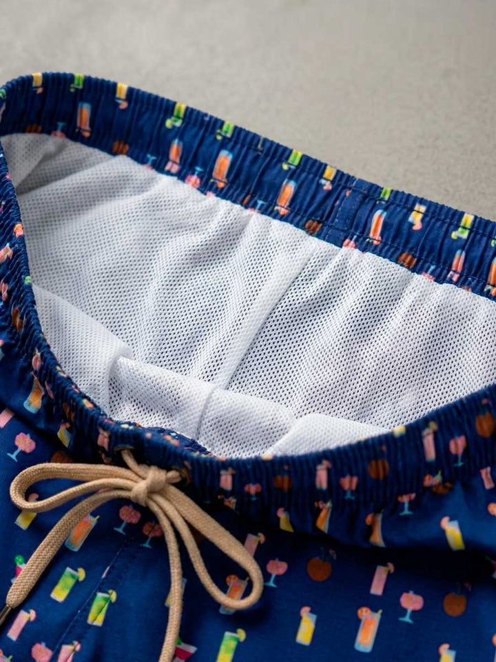 Pantaloneta Corta Azul