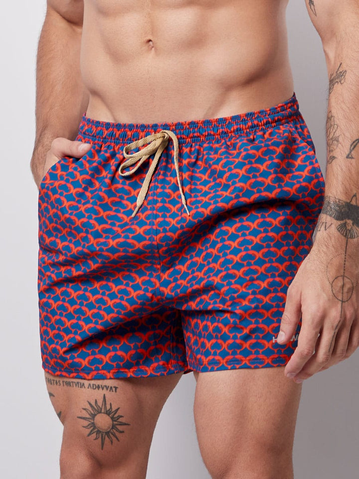 Pantaloneta Corta Azul Oscuro
