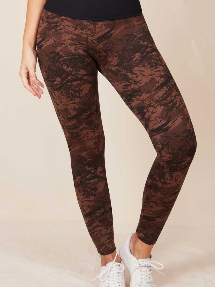 Leggins Estampado Café