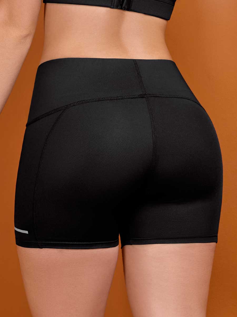 Ciclista Deportivo Corto Para Mujer Negro