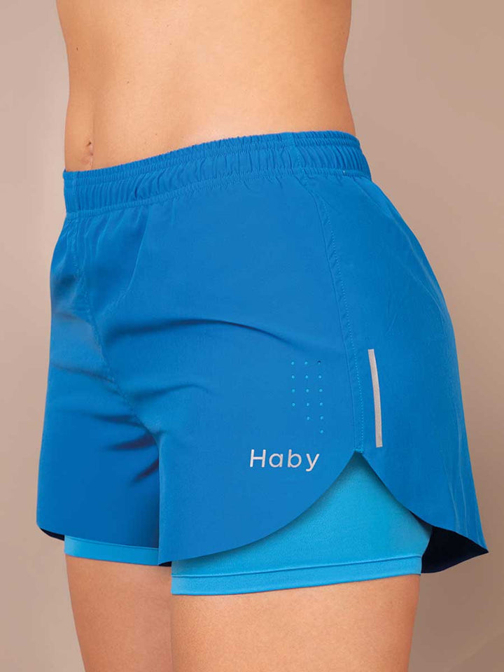 Short Deportivo Azul