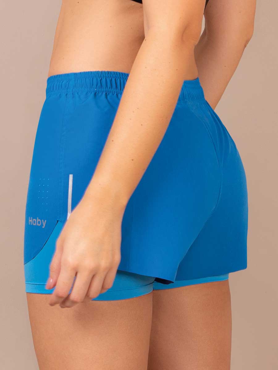 Short Deportivo Azul