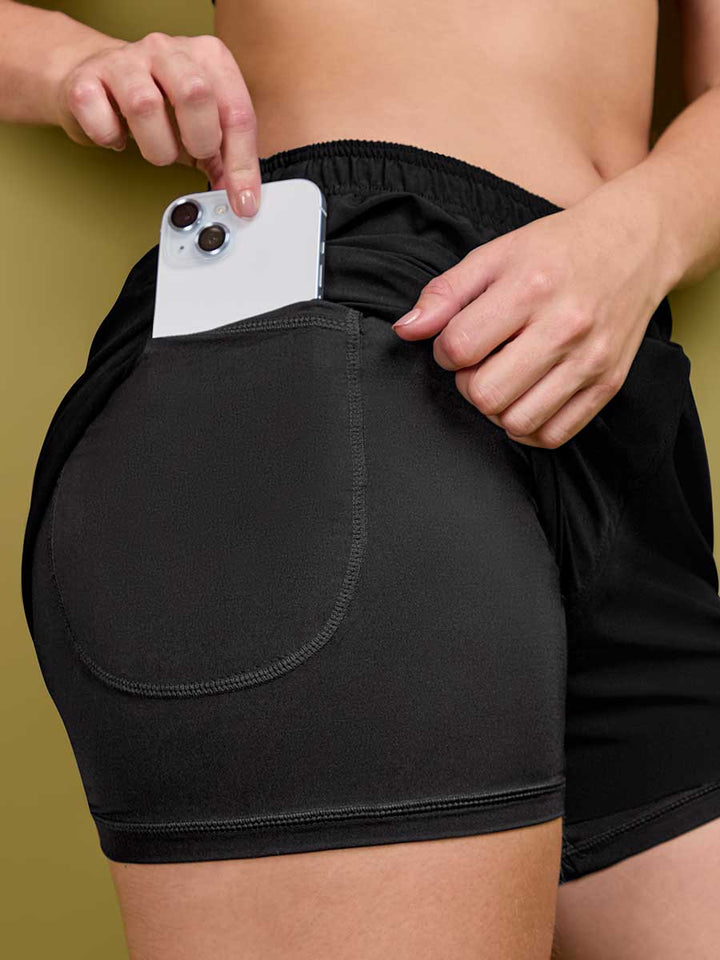 Short Deportivo Negro