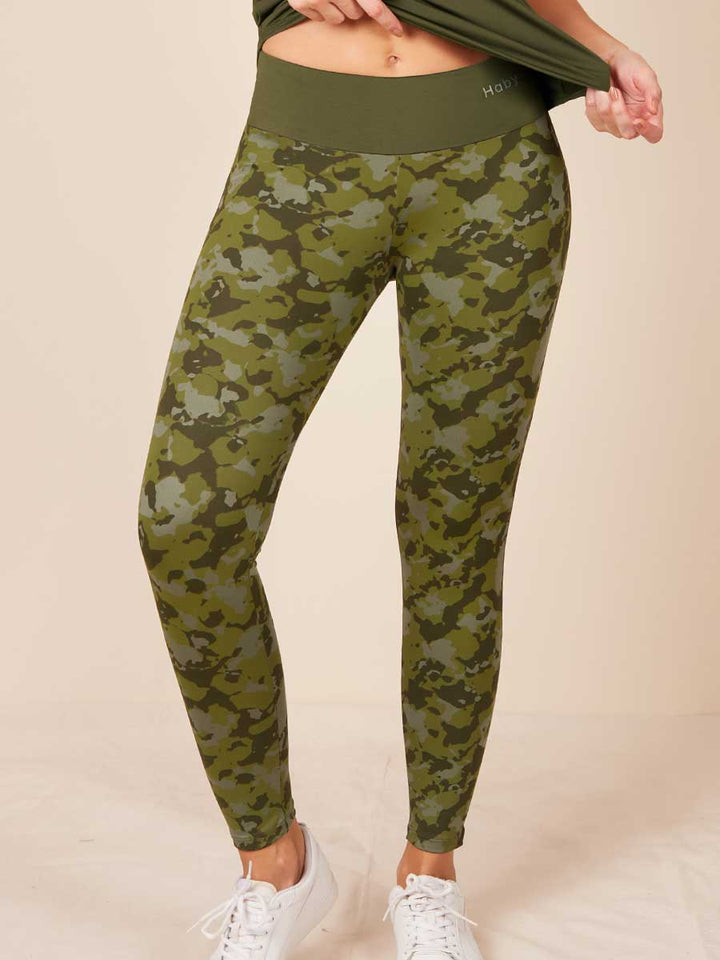 Leggins Estampado Verde Militar