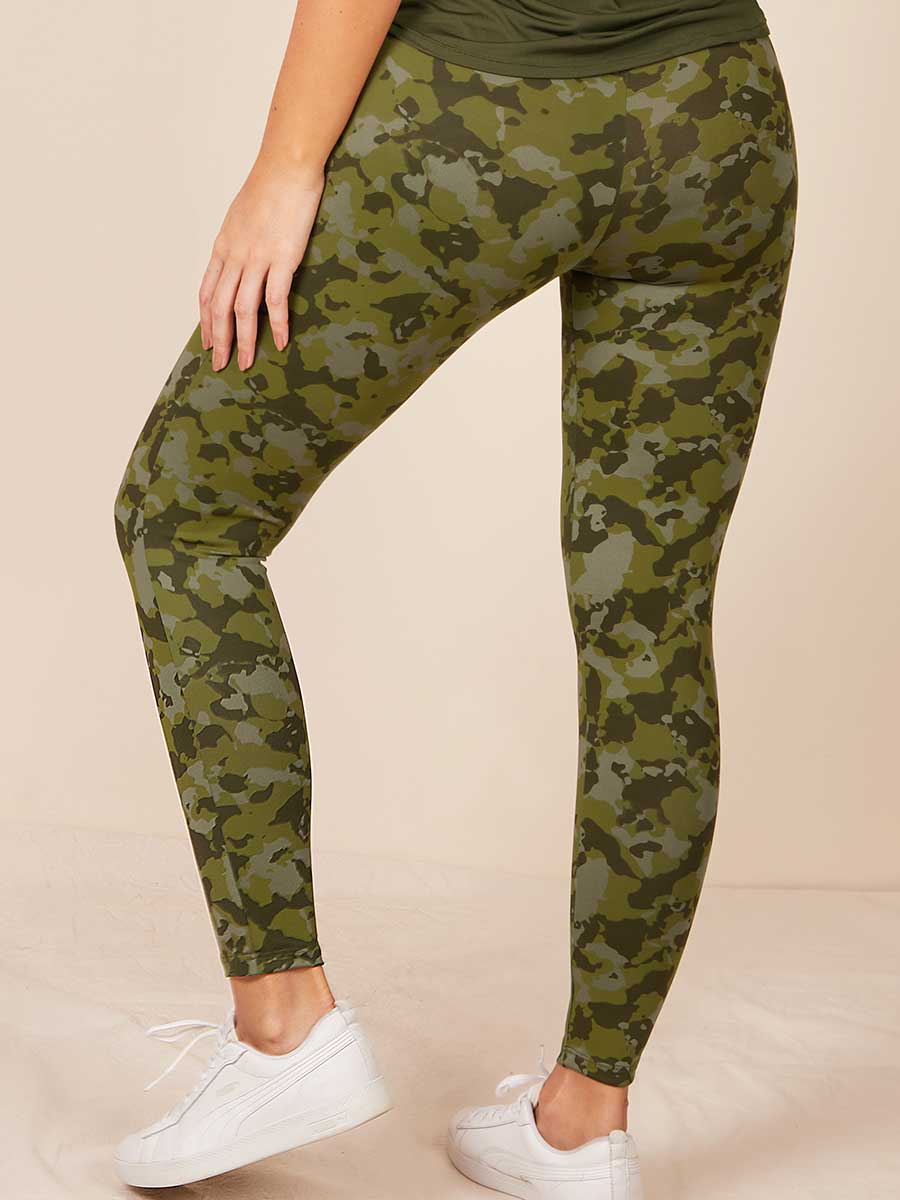 Leggins Estampado Verde Militar