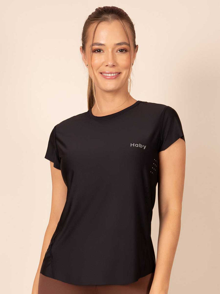 Camiseta Deportiva Negro