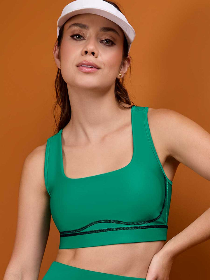 Top Deportivo Para Mujer Color Verde