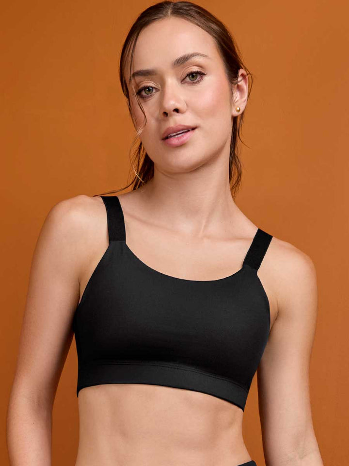 Top Deportivo Para Mujer Color Negro