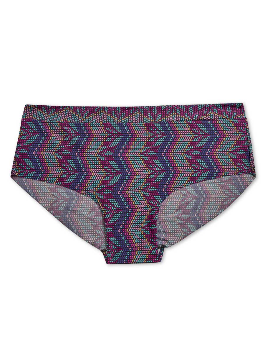 Cachetero Invisible Estampado Color Morado