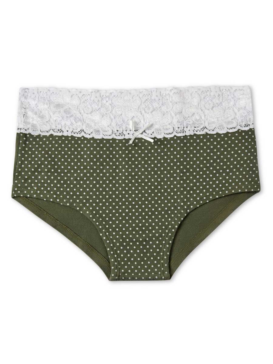 Cachetero Junior Estampado Color Verde Militar
