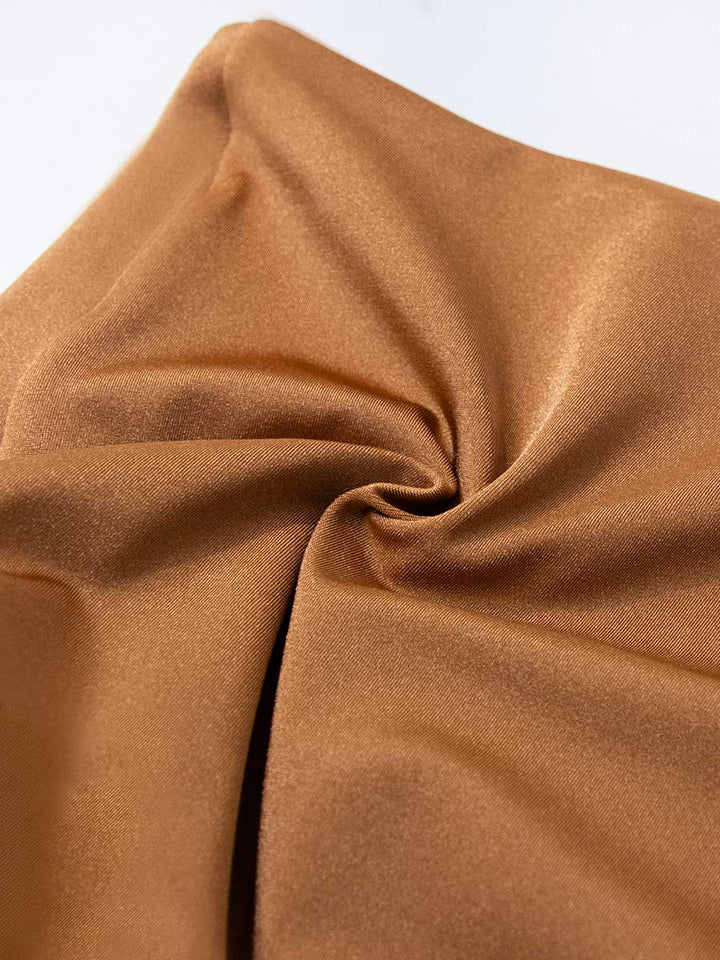 Panty de Baño Alto en Cintutra Color Bronce