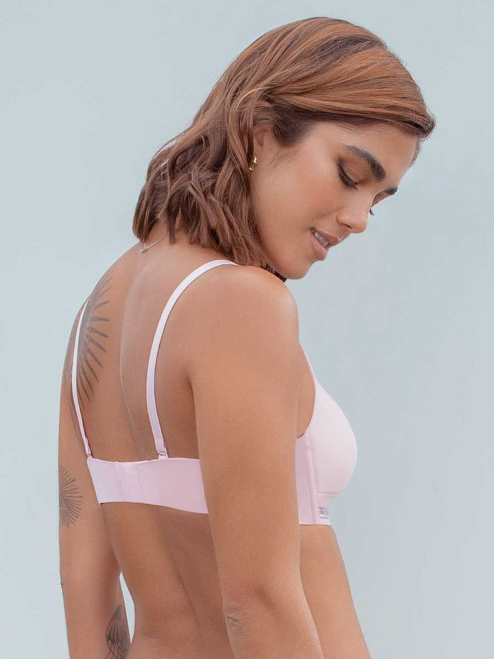 Bralette Triangular Rosa