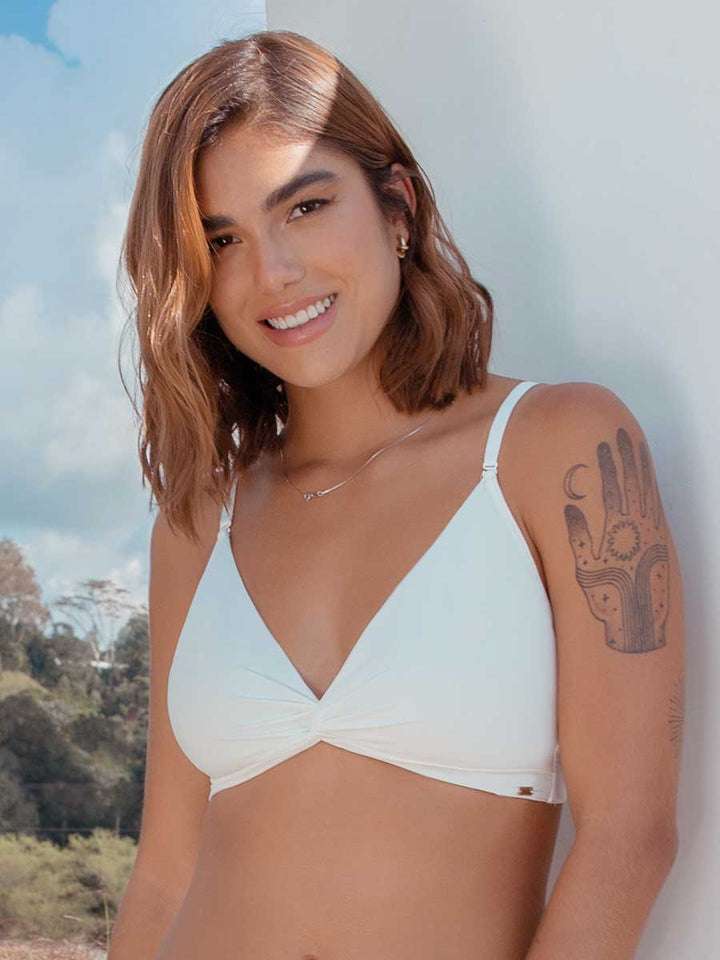 Bralette Triangular Vainilla