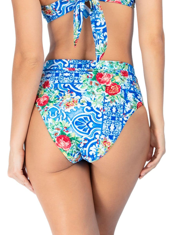 Panty de Baño Estampado Azul