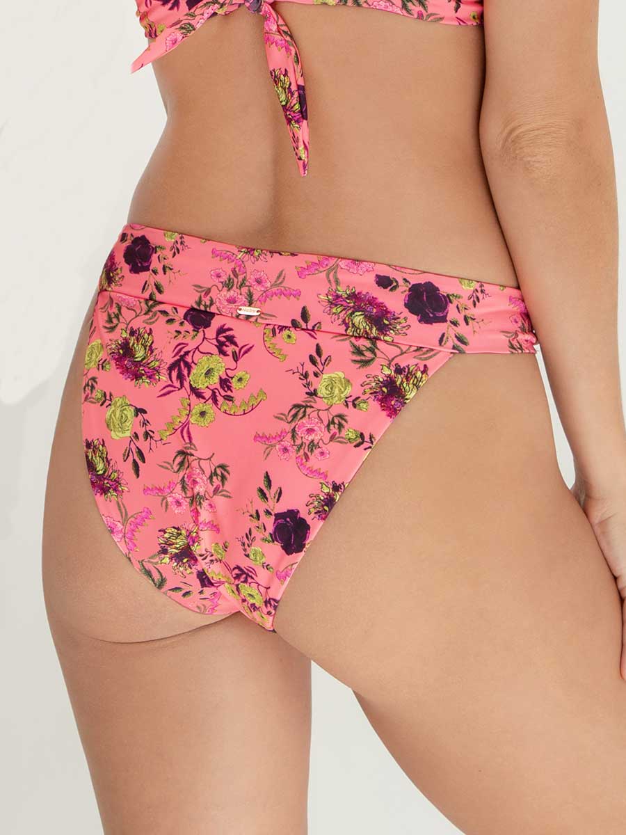Panty de Baño Estampado Coral