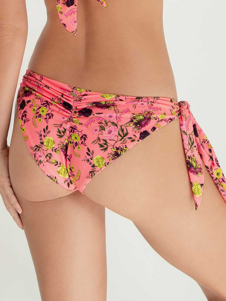 Panty de Baño Ajustable Estampado Coral