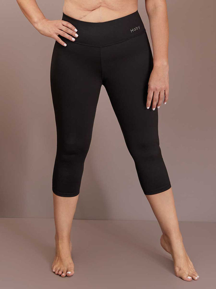 Leggins Para Mujer Estilo Capri Negro